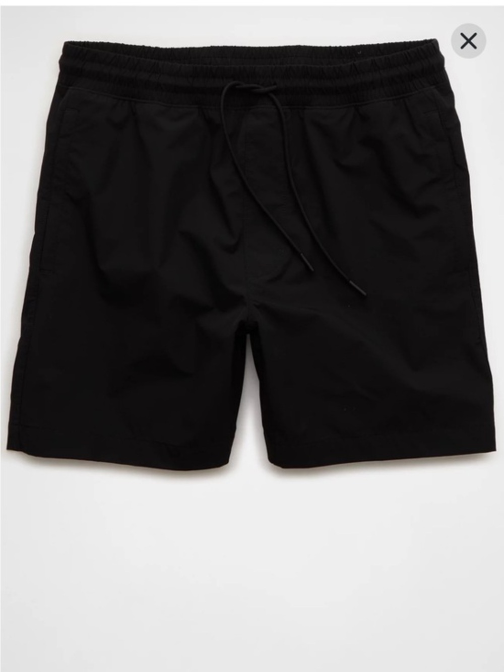 NWT AE Mens Black 24/7 Tech Shorts